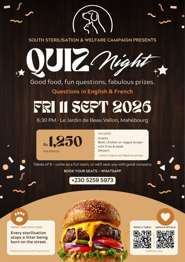The Quiz Night poster, English
